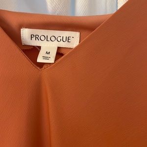 Prologue Target Silk Slip Dress. Size Medium. Coral colored.